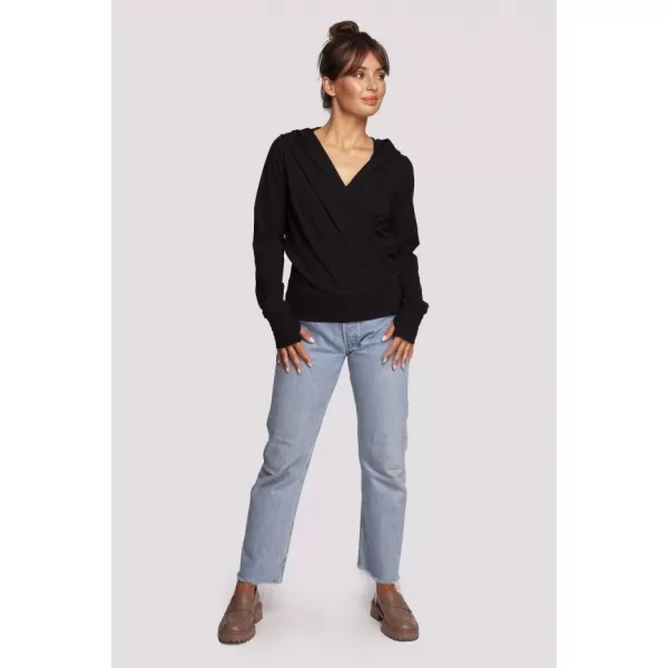  Ženski sweatshirt BEWEAR B246 CRNA 