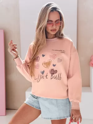 Ženska majica DSTREET PINKNOTE BY1500 RUŽIČASTI