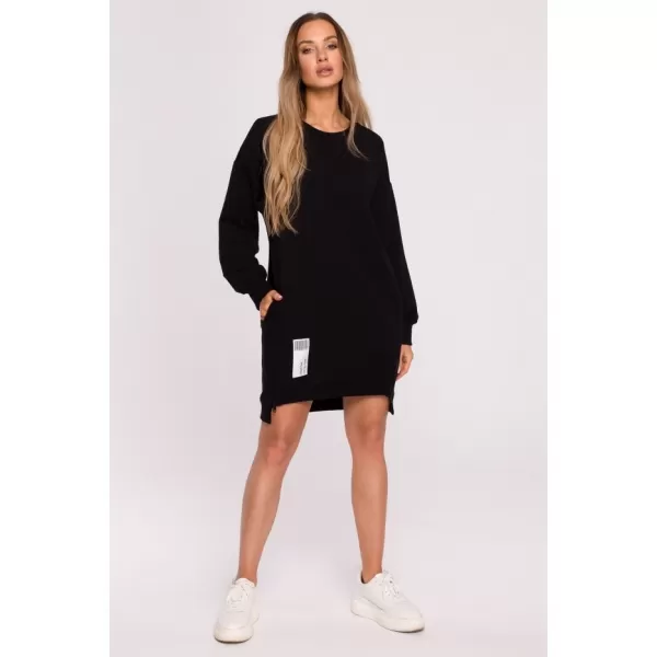  Ženski sweatshirt MOE M676 CRNA 
