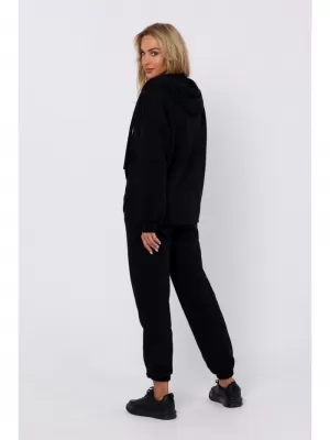 Ženski sweatshirt MOE M761 CRNA
