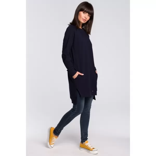  Ženski sweatshirt BEWEAR B101 TAMNOPLAVA 
