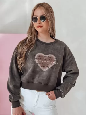 Ženska majica DSTREET DESSER BY1464 TAMNO SIVA