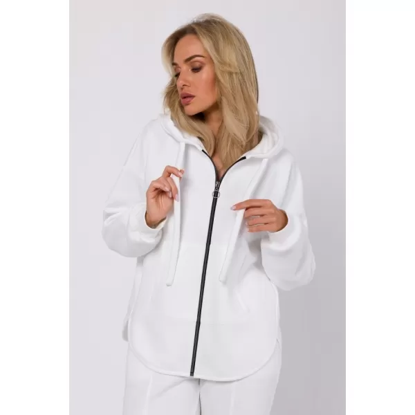  Ženski sweatshirt MOE M761 EKRU 