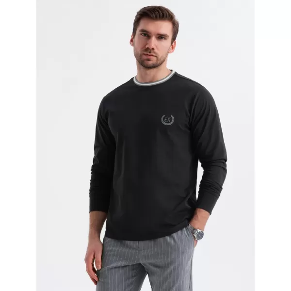 Košulja OMBRE OM-LSCL-0128 CRNI 