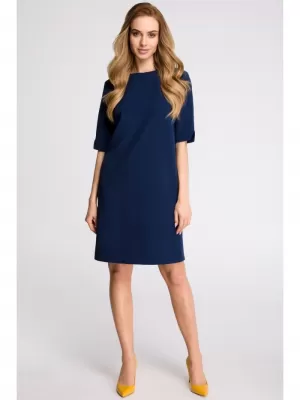 Haljina STYLOVE S113 TAMNOPLAVA