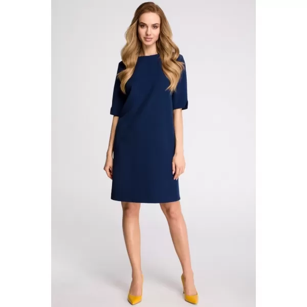  Haljina STYLOVE S113 TAMNOPLAVA 