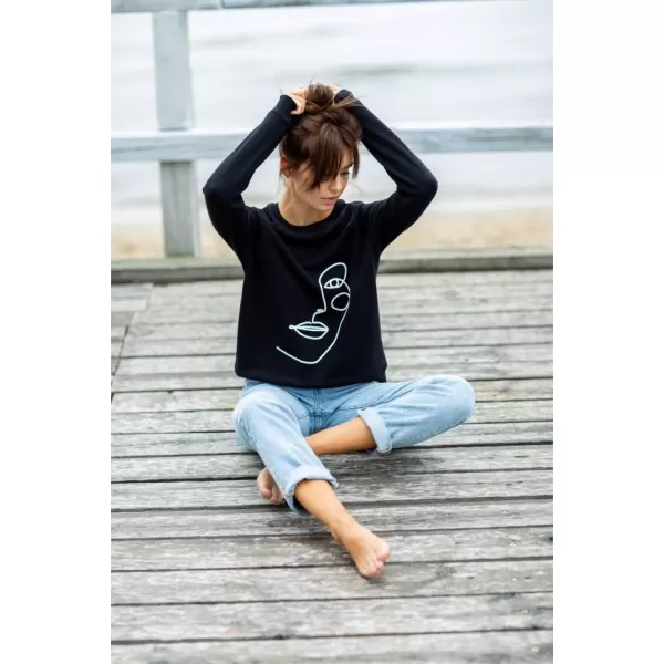  Ženski sweatshirt BEWEAR B167 CRNA 