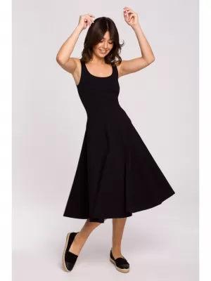 Haljina BEWEAR B218 CRNA