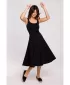 Haljina BEWEAR B218 CRNA