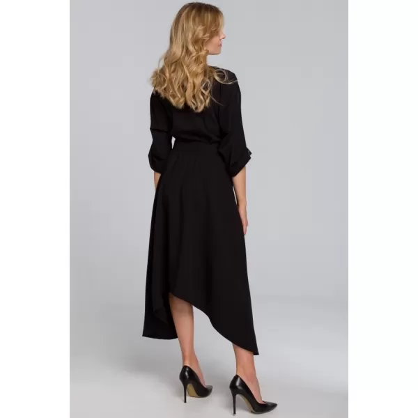  Haljina MAKOVER K086 CRNA 