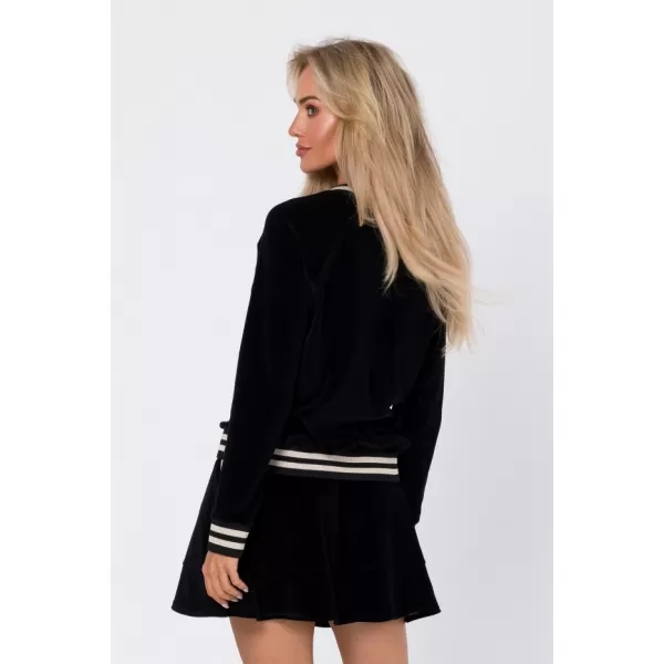 Ženski sweatshirt MOE M766 CRNA 