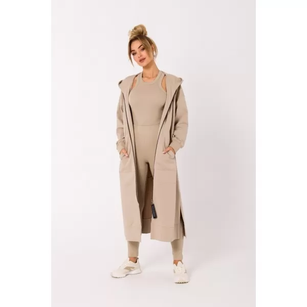  Ženski sweatshirt MOE M729 BEŽ 