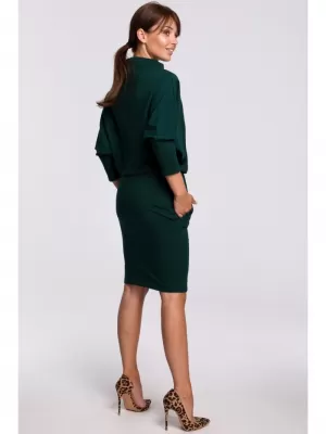 Haljina BEWEAR B175 TAMNO ZELENA