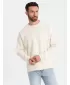 Muška dukserica OMBRE OU-SNBC-0104 KREMA