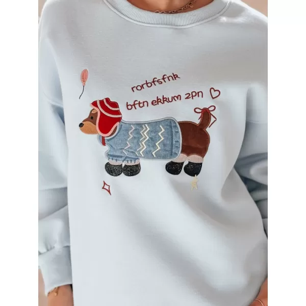  Ženska majica DSTREET DOGSWEETY BY1479 PLAVI 