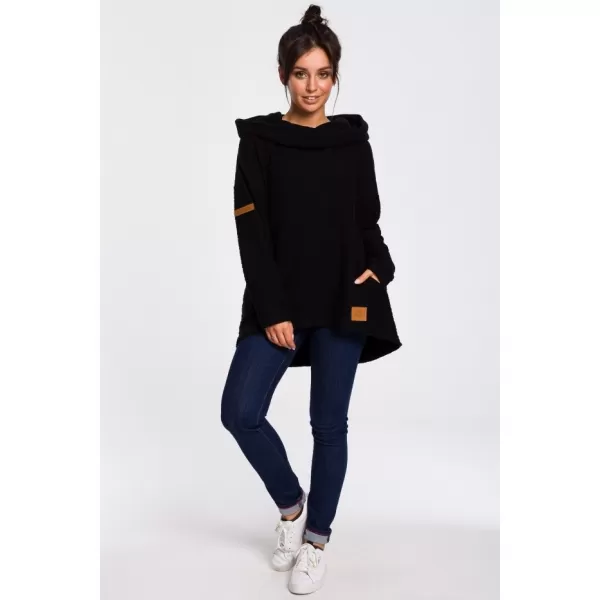  Ženski sweatshirt BEWEAR B131 CRNA 