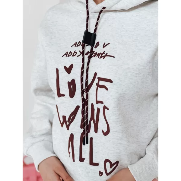  Ženska majica DSTREET LOVEWILL BY1468 SVIJETLO SIVE BOJE 