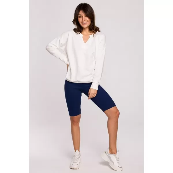 Ženski sweatshirt BEWEAR B225 EKRU 