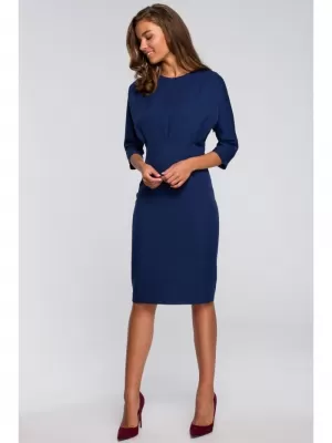 Haljina STYLOVE S242 TAMNOPLAVA