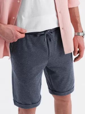 Kratke hlače OMBRE OM-SRCS-0177 MORNARSKO PLAVA BOJA