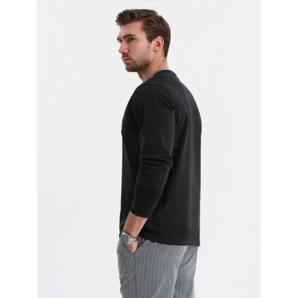  Košulja OMBRE OM-LSCL-0128 CRNI 