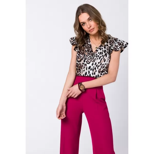  Ženska bluza STYLOVE S344 BIJELI UZORAK 