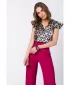 Ženska bluza STYLOVE S344 BIJELI UZORAK