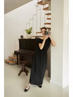 Haljina BEWEAR B264 CRNA