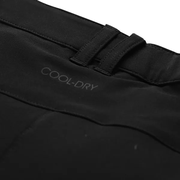  Ženske softshell kratke hlače ALPINE PRO BAKA CRNI 