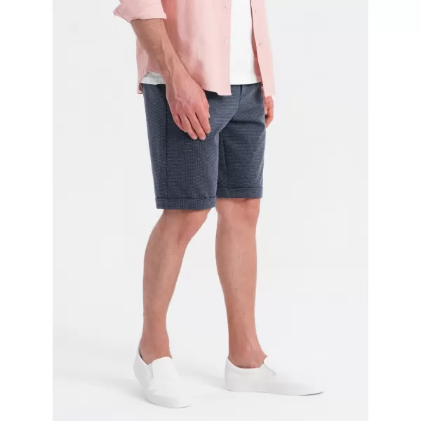  Kratke hlače OMBRE OM-SRCS-0177 MORNARSKO PLAVA BOJA 
