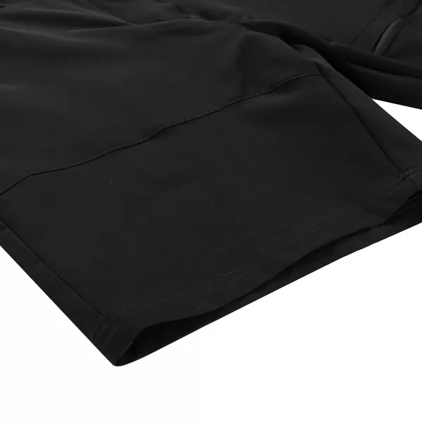  Ženske softshell kratke hlače ALPINE PRO BAKA CRNI 