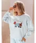 Ženska majica DSTREET DOGSWEETY BY1479 PLAVI