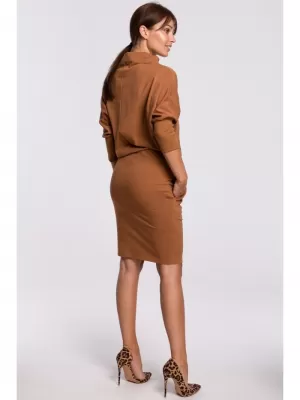 Haljina BEWEAR B175 KARAMELA