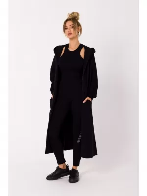 Ženski sweatshirt MOE M729 CRNA