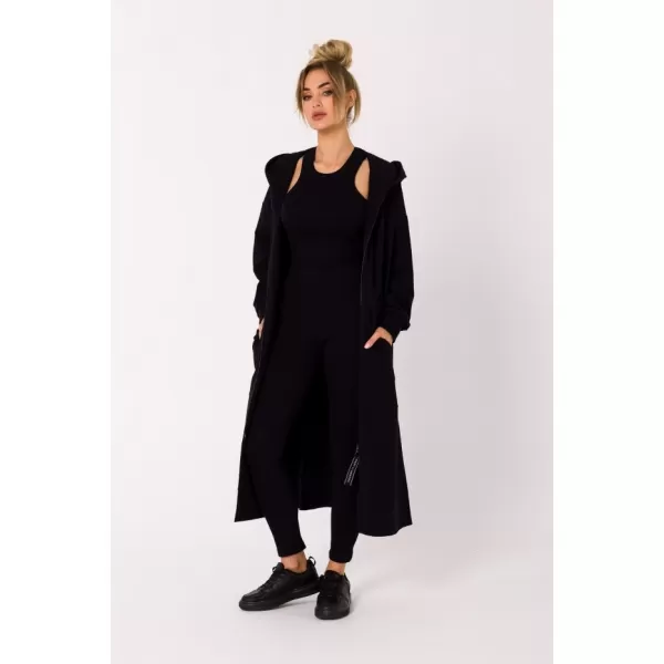  Ženski sweatshirt MOE M729 CRNA 