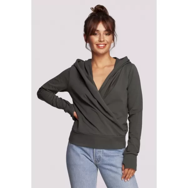  Ženski sweatshirt BEWEAR B246 VOJNO ZELENA 