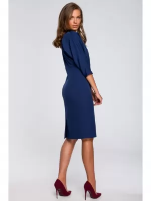 Haljina STYLOVE S242 TAMNOPLAVA