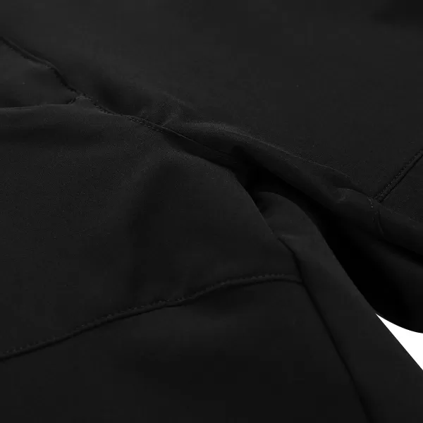  Ženske softshell kratke hlače ALPINE PRO BAKA CRNI 