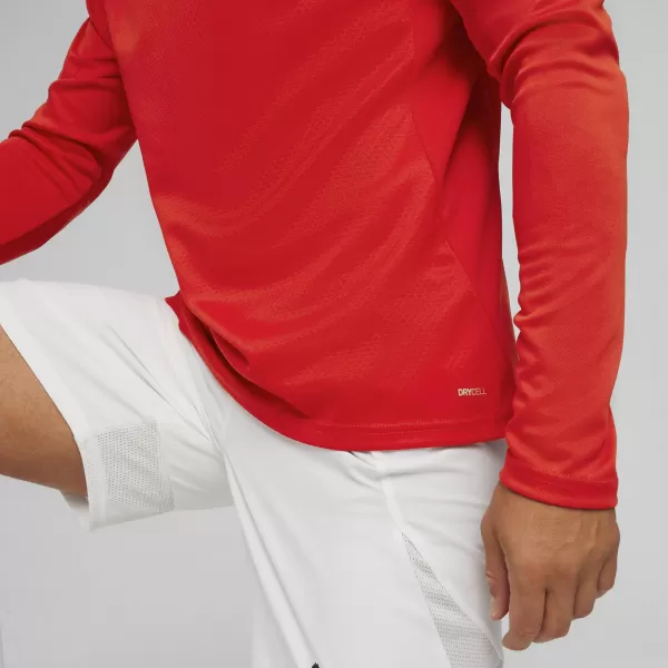  Košulja PUMA TEAMFINAL TRAINING 1/4 ZIP T 658551_01 PUMA RED/PUMA SILVER 
