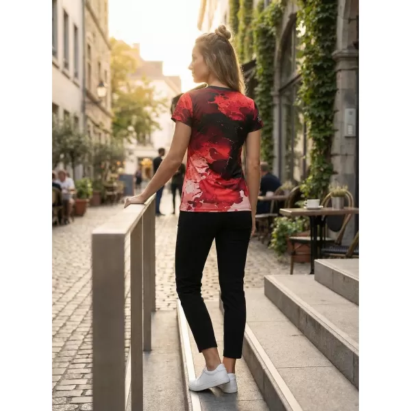  Ženska premium funkcionalna majica ALTISPORT VOJ/ALW089TR01 CRVENA 
