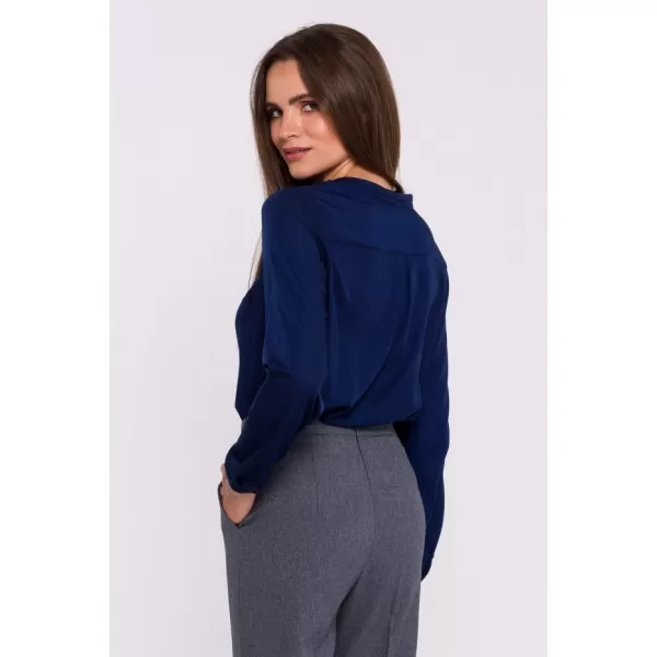  Ženska bluza STYLOVE S375 TAMNOPLAVA 