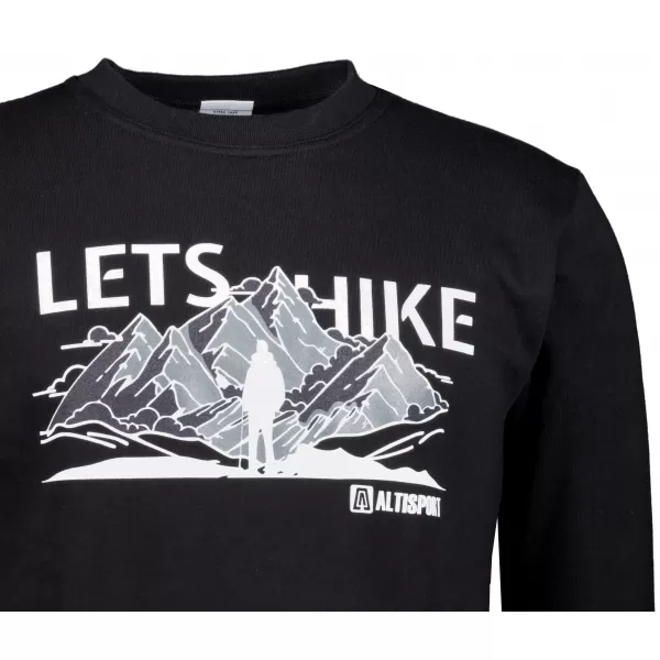  Muški sweatshirt ALTISPORT ALM190406 CRNA 