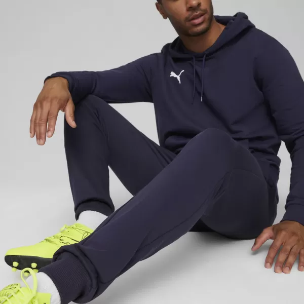  Hlače PUMA TEAMGOAL CASUALS PANTS 658598_06 PUMA MORNARICA/PUMA BIJELA 