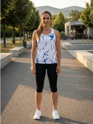 Ženska premium funkcionalna majica bez rukava ALTISPORT VOJ/ALW052TIL01 BIJELA