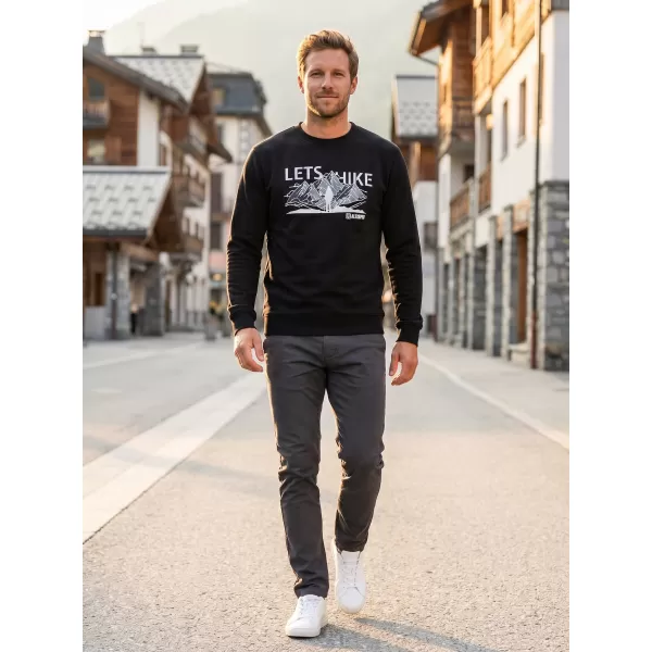  Muški sweatshirt ALTISPORT ALM190406 CRNA 