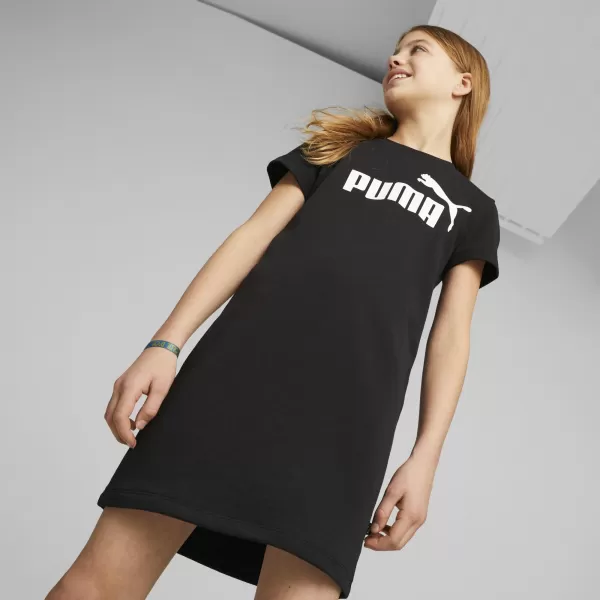  Haljina PUMA ESS+ LOGO DRESS 673493_01 PUMA CRNA 