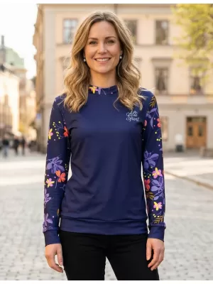 Ženska vrhunska funkcionalna majica ALTISPORT VOJ/ALW063MI01 TAMNOLJUBIČASTA
