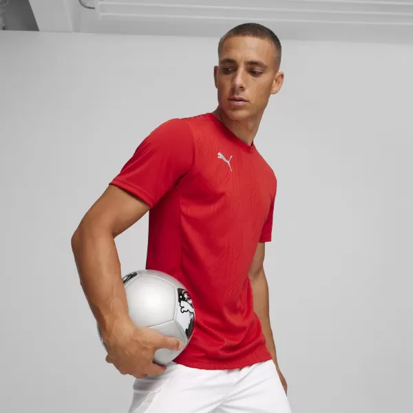  Muška funkcionalna košulja PUMA TEAMFINAL TRAINING JERSEY 658557_01 PUMA RED/PUMA SILVER 