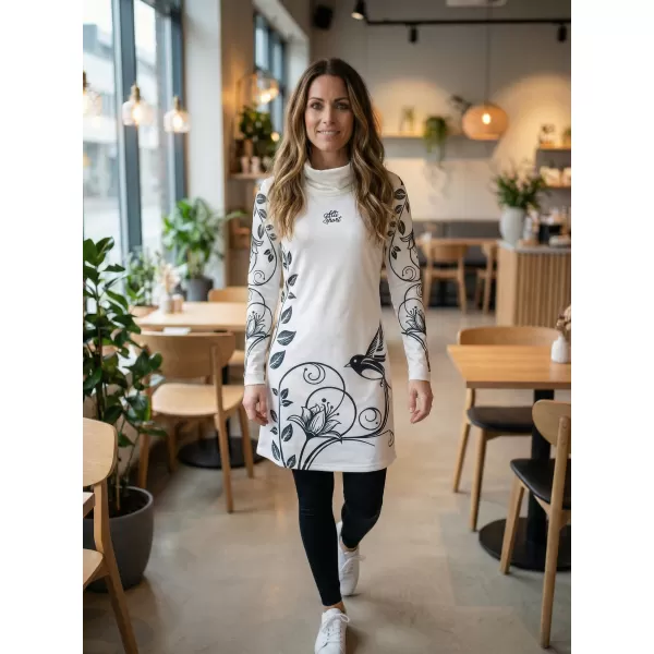  Ženska vrhunska produžena majica ALTISPORT VOJ/ALW0106MI06 BIJELA 