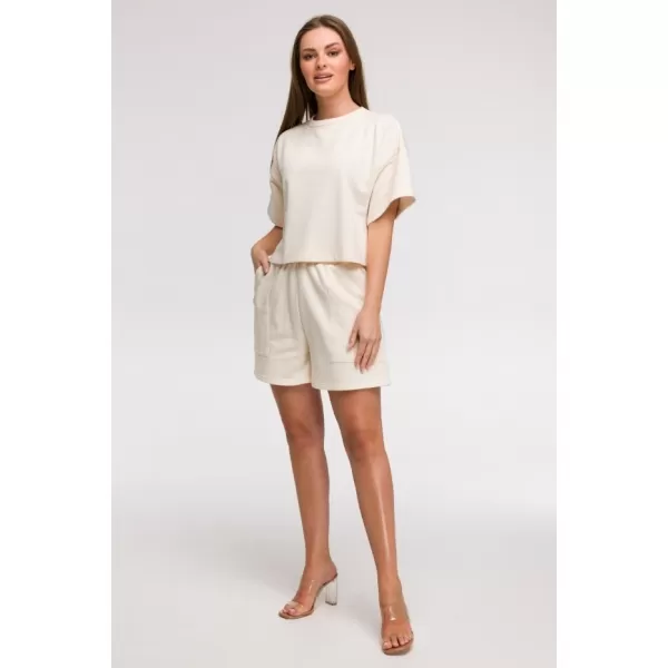  Ženski sweatshirt BEWEAR B294 VANILIJA 